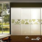 Stylish Wood Sliding Closet Doors