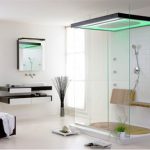 Sliding Shower Doors for Modernistic Minimalist Bathroom
