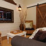 Sliding Barn Door on Living Room