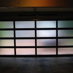 Contemporary Glass Roll Up Garage Door