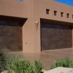 Flush Copper Clad Garage Doors