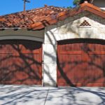 Stained or Painted Wood Garage Doors